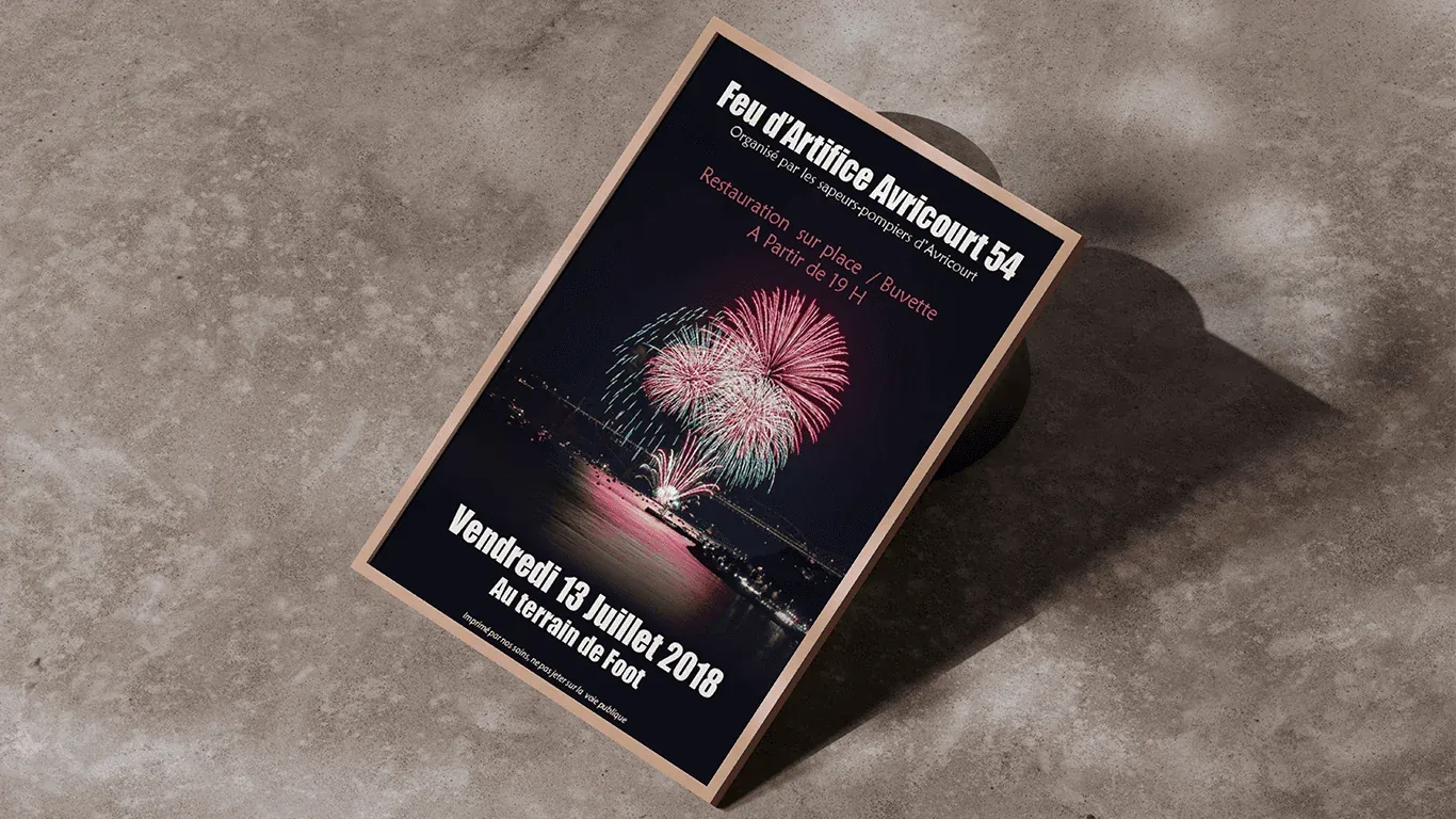 Flyer 14 Juillet — Design Graphique — Sickious