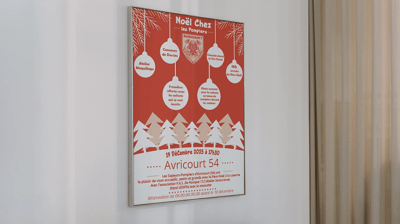 Flyer Noël — Design Graphique — Sickious