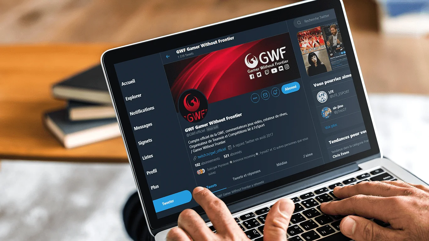 GWF eSport bannière réseaux sociaux — Design Graphique — Sickious