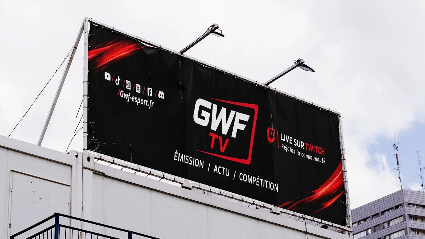 GWFTV Banner Social Media — Design Graphique — Sickious