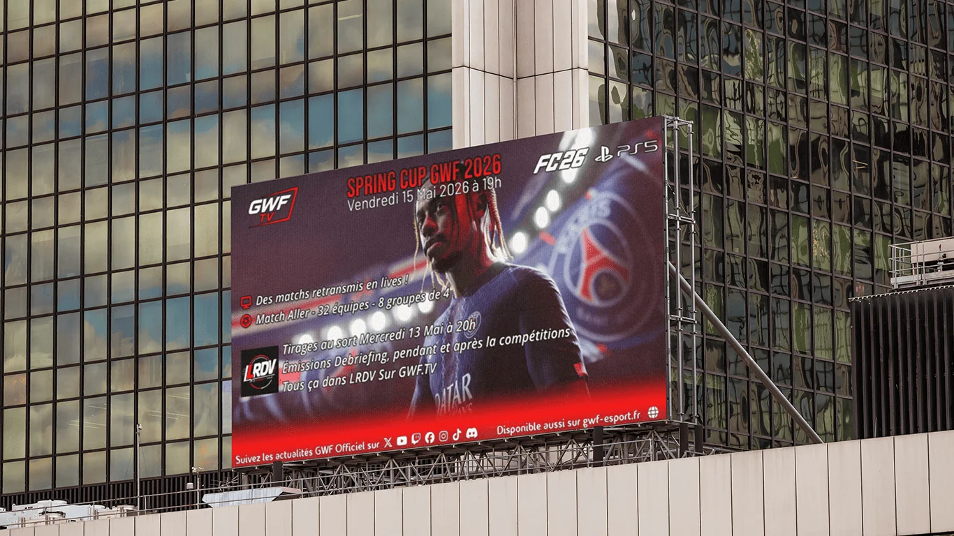GWFTV Visuels Social Media — Design Graphique — Sickious