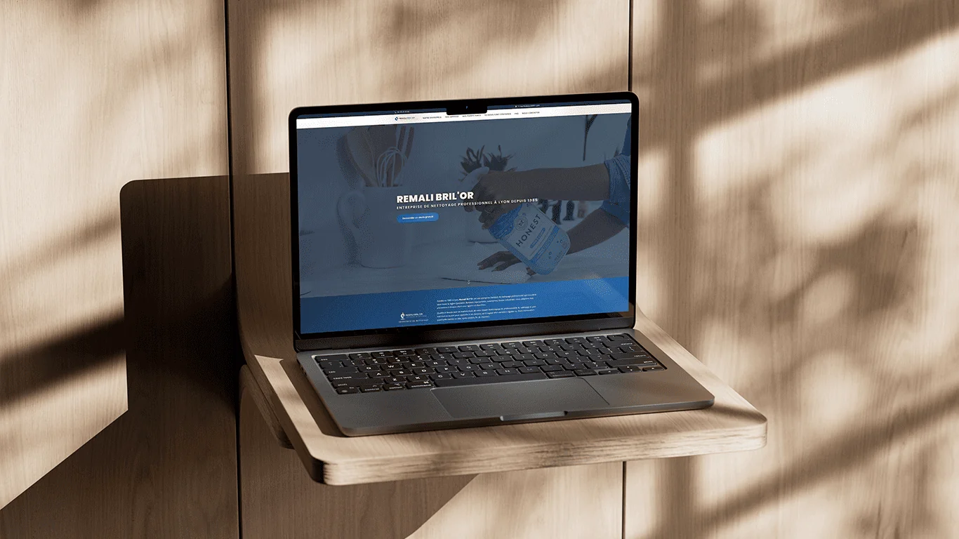 Création site web Remali Brilor, entreprise de nettoyage — Sickious