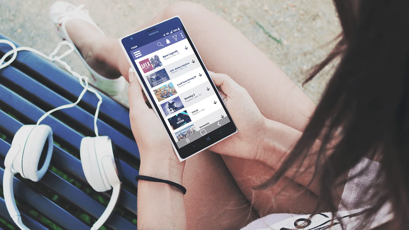 Concept application tournoi eSport WT — Web Design — Sickious